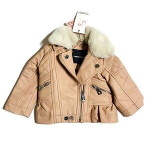 NEW Urban Republic baby girls 3-6M moto jacket